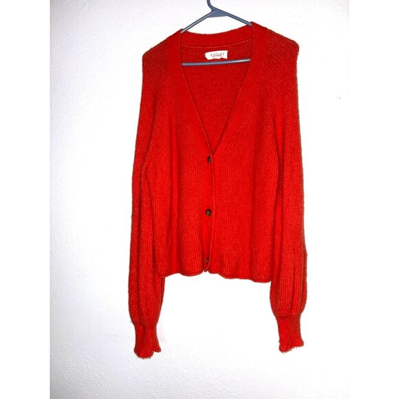Velvet By Graham & Spencer Wool Blend Button-Front Cardigan Sweater Size M - Picture 6 of 9